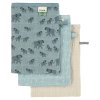 MUSLIN WASHCLOTHS 3PACK MIX