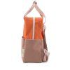 1801392 Sticky Lemon product backpack small colour blocking royal orange, pastry pink,