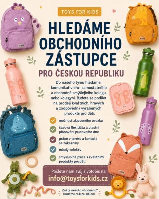 Hledáme nového parťáka do týmu Toys for Kids. Máš obchodního ducha, rád/a komunikuješ s lidmi a hledáš práci, která má...