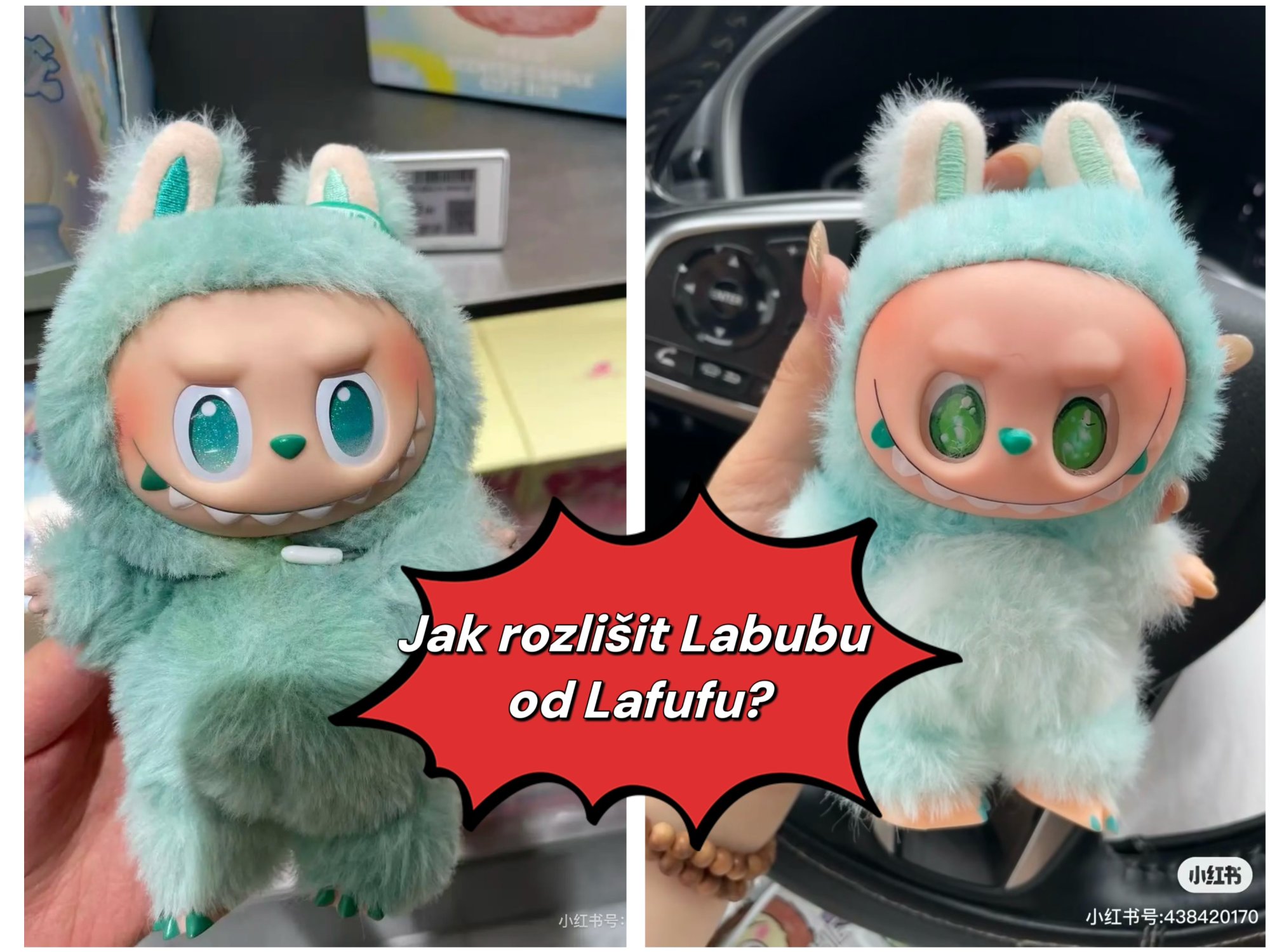 Jak rozlišit Labubu od Lafufu?