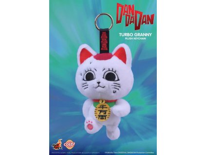 hot toy cosbi dandadan turbo granny blind box plush keychain 6