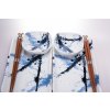 Sushi Set Blue & White Splash 4 ks s hůlkami