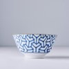 Indigo Ikat Herringbone Miska 13 cm, 300 ml