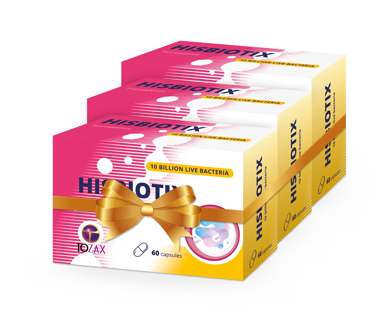 Tozax Hisbiotix probiotika 180 kapslí