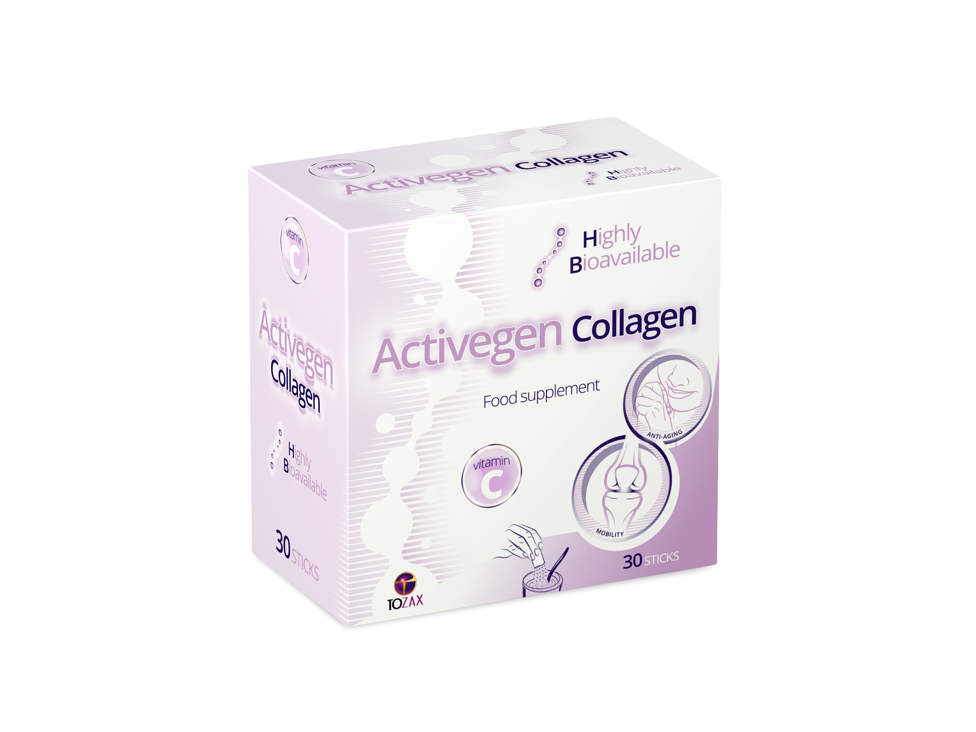 Activegen Collagen prášek v sáčcích 30 ks
