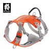 Prodloužený postroj pro psa, s kapsou -oranžový