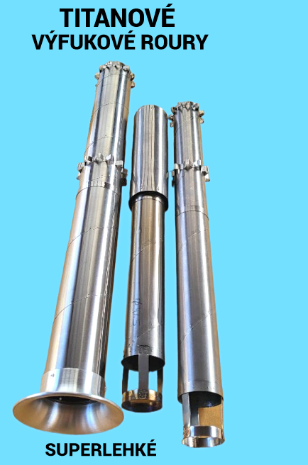 Titanové výfukové roury