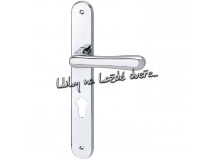 Elegant MS Chr klika mosazná