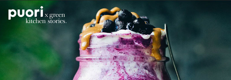 Čučoriedkový smoothie s Puori PB proteinom