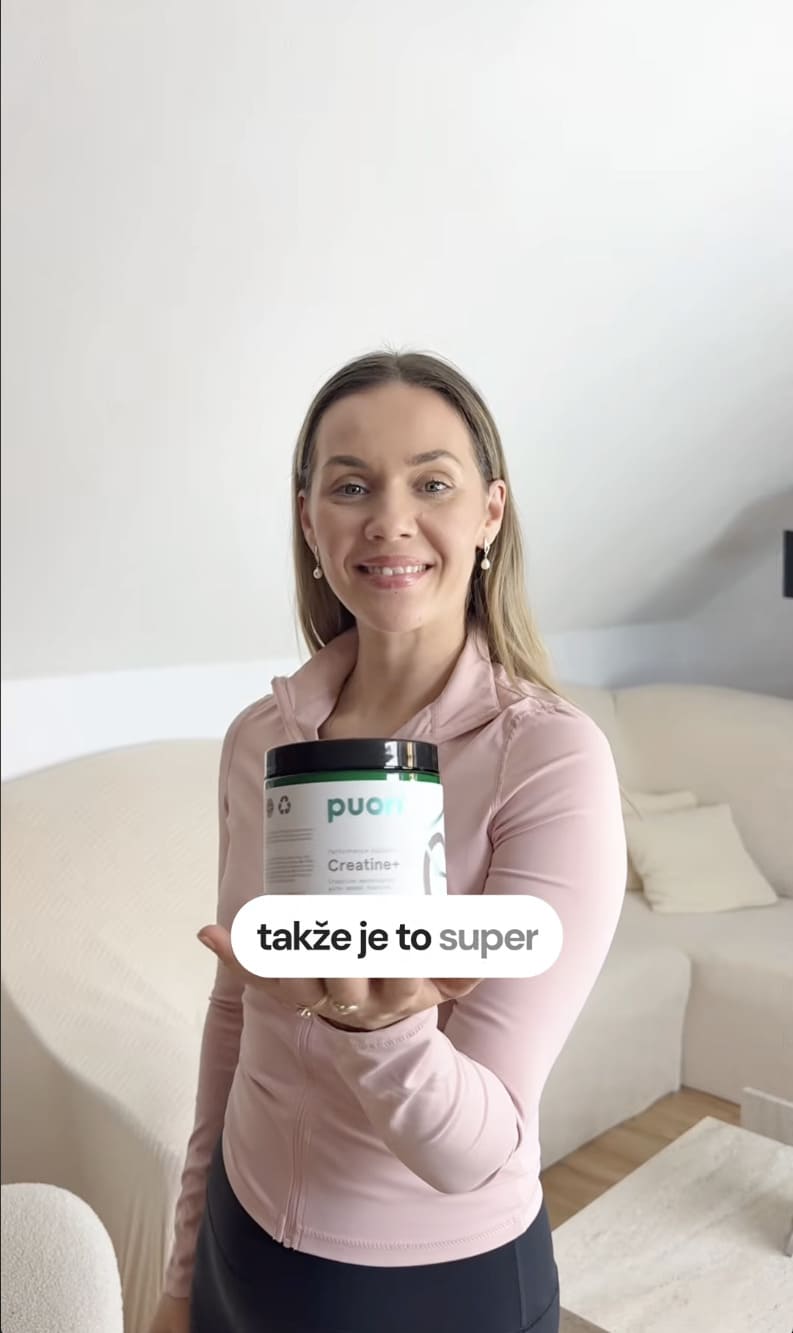 Zákazníčka rozpráva o Puori Creatine+