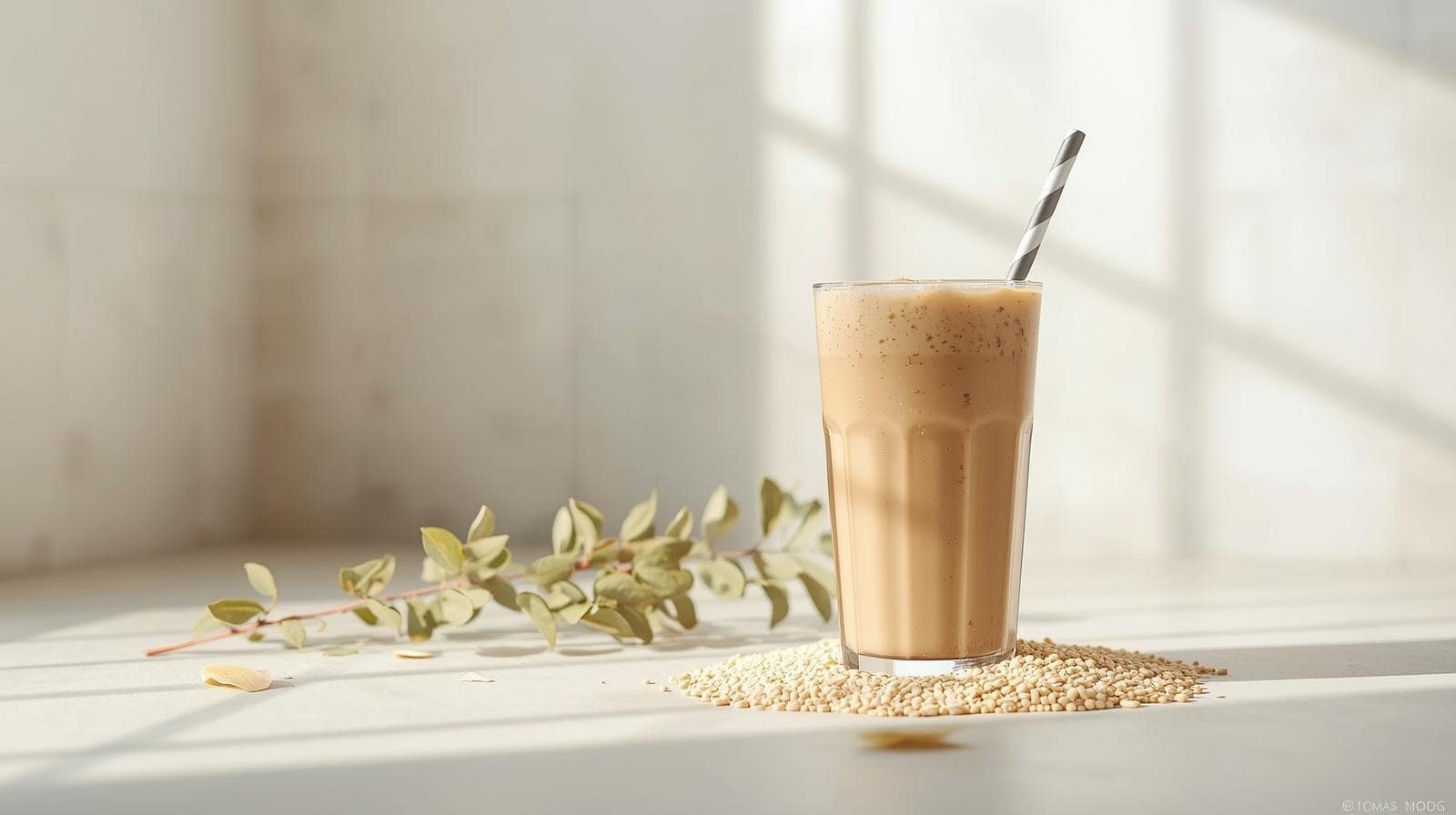 Rastlinný proteínový nápoj po tréningu, regenerácia svalov