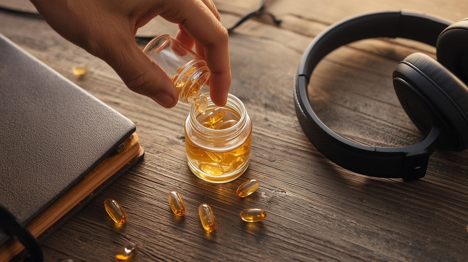 Kapsule Omega-3 s dobrým pomerom EPA a DHA