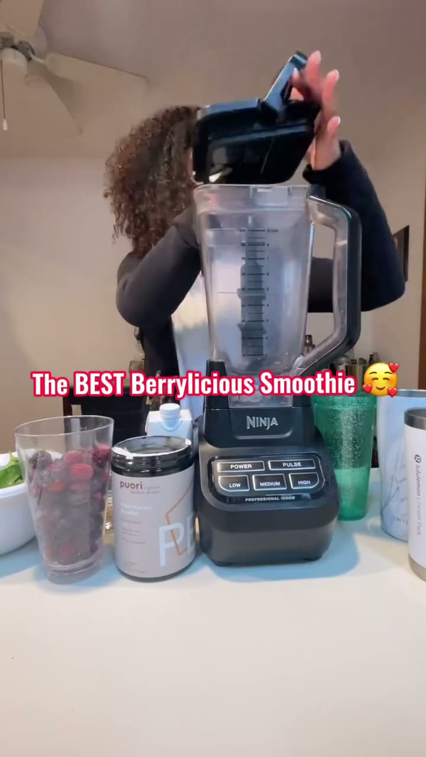Príprava rastlinného smoothie s Puori PB