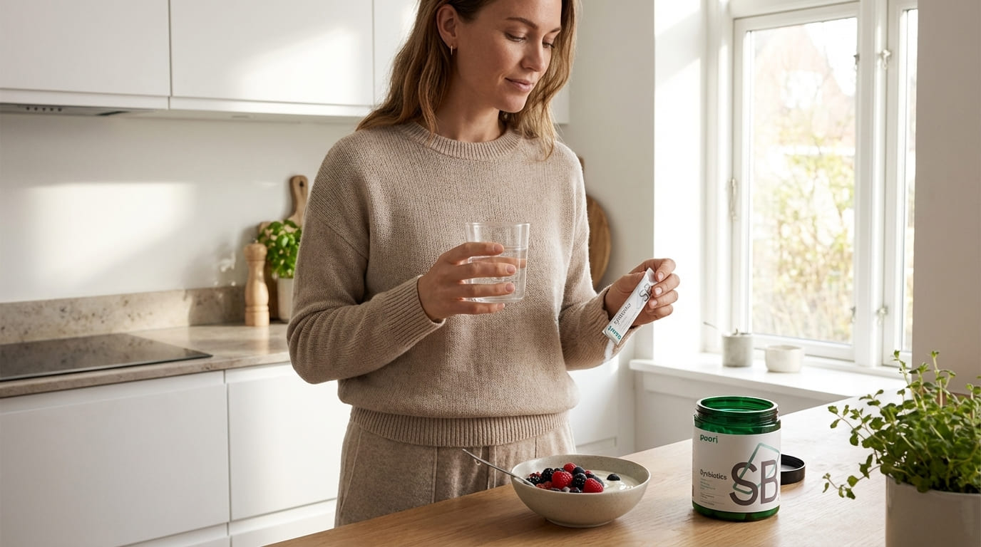 gut microbiome illustration probiotics histamine digestion balance