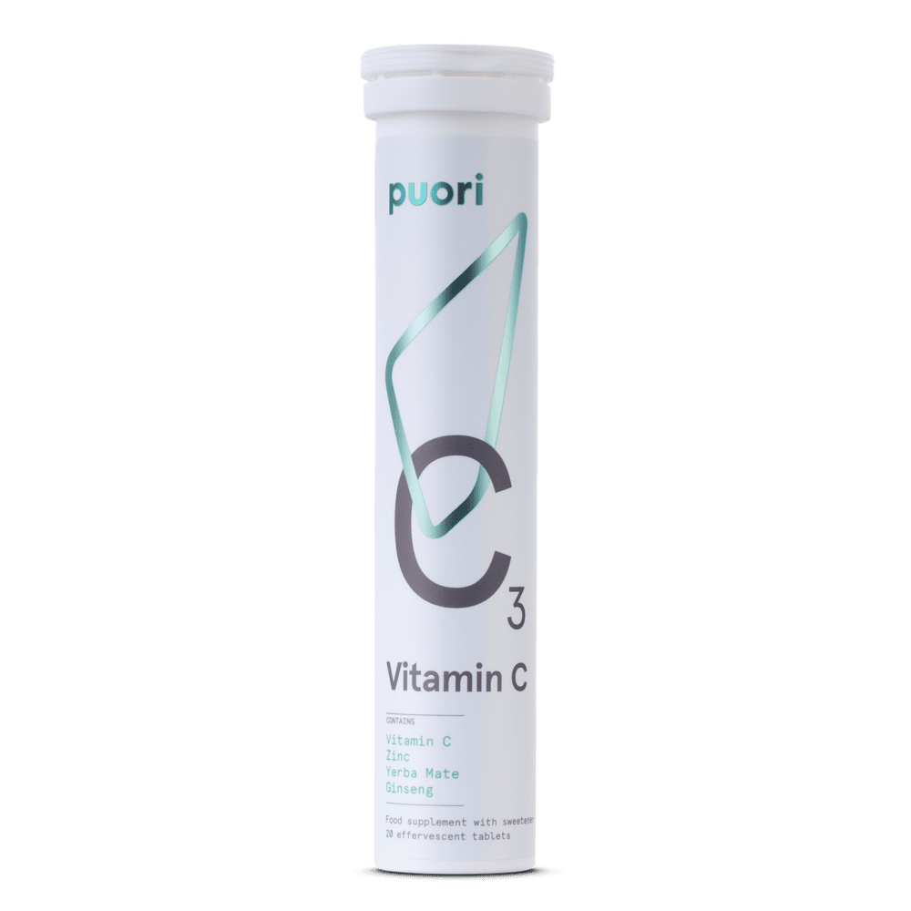 E-shop Puori C3 - prírodný šumivý vitamín C 20tabliet