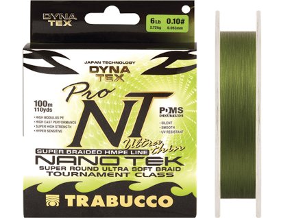 Trabucco splétaná šňůra DYNA-TEX PRO NT ULTRA THIN 100m (Průměr 0,053mm)