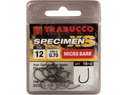 Trabucco háčky XS Specimen 15ks (Varianta vel. 6)