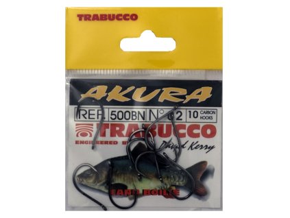 Trabucco háčky AKURA 500BN 10ks (Varianta vel. 3/0)