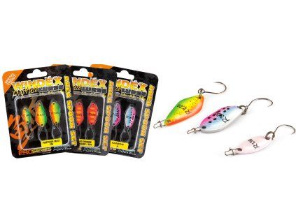 Rapture set plandavek Windex Area Trout Spoon 3ks