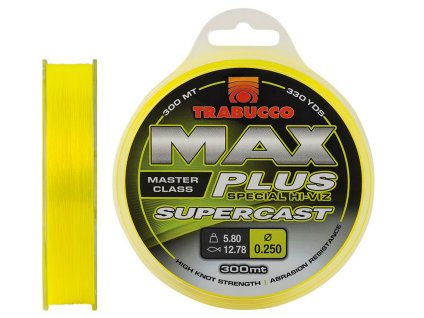 Trabucco vlasec Max Plus Line Supercast 300m (Varianta 0,22mm)