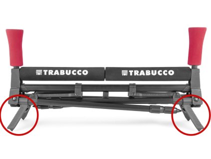 49237 trabucco gnt black roller rest pridavne nohy par