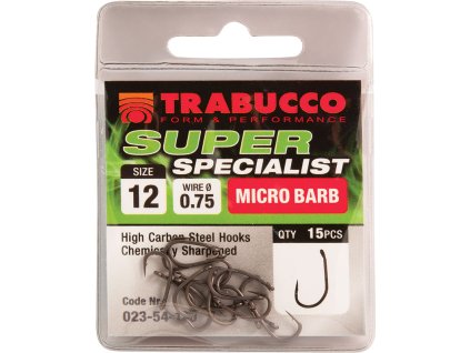 Trabucco háčky Super Specialist 15ks (Varianta vel. 6)