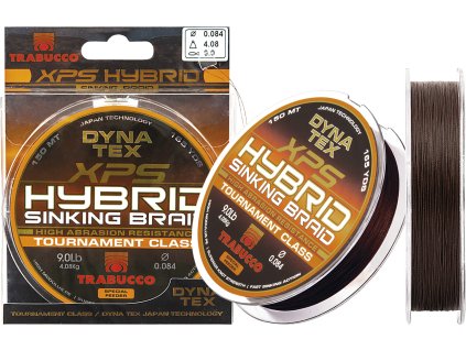 Trabucco splétaná šňůra DYNA-TEX XPS HYBRID SINK BRAID 150m (Varianta 0,084mm)