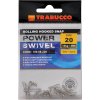 Trabucco karabinka s obratlíkem Rolling Hooked Snap 12ks (Varianta vel. 8)