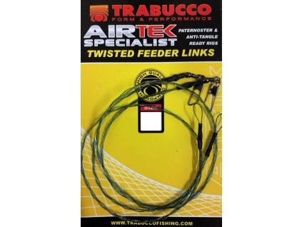 Trabucco splétaný návazec Twisted Feedr Links/30cm