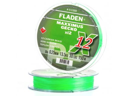 Fladen splétaná šňůra Maxximus Gecko 12X 150m