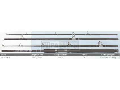 497 fladen prut vantage boat 1 80mt 200 300g 2dil