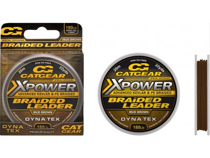 Catgear pletená šňůra X-Power Braided Leader