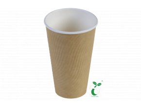 Kávové kelímky | 4dl | Perforované | Kompostovatelné | Z celuózy a PLA
