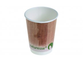 Kávové kelímky | 3dl | S potiskem palmového listu | Kompostovatelné | Z celuózy
