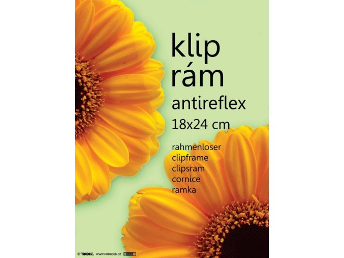 Klip antireflex 18x24