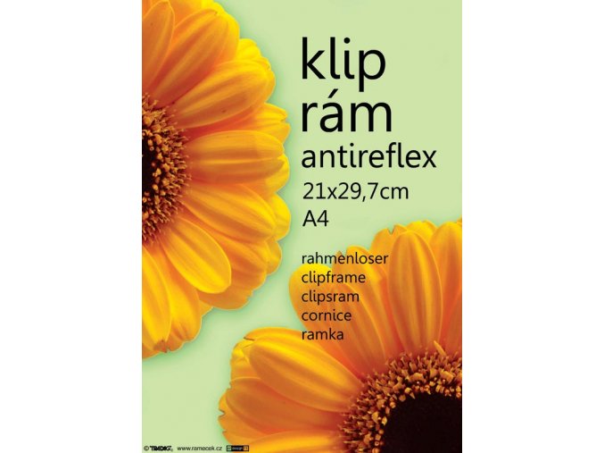 Klip antireflex 21x29,7 - A4