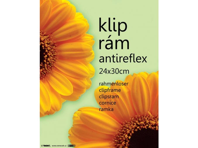 Klip antireflex 24x30