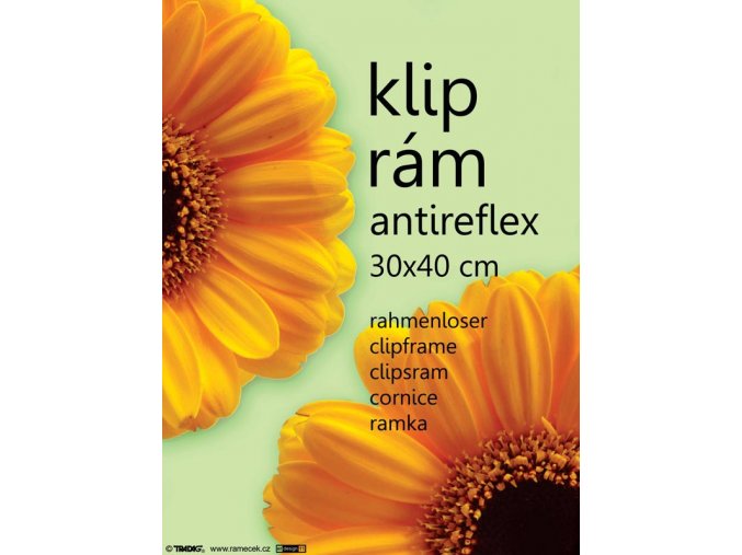 Klip antireflex 30x40