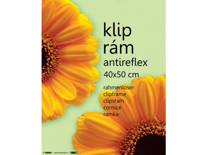 Klip antireflex 40x50