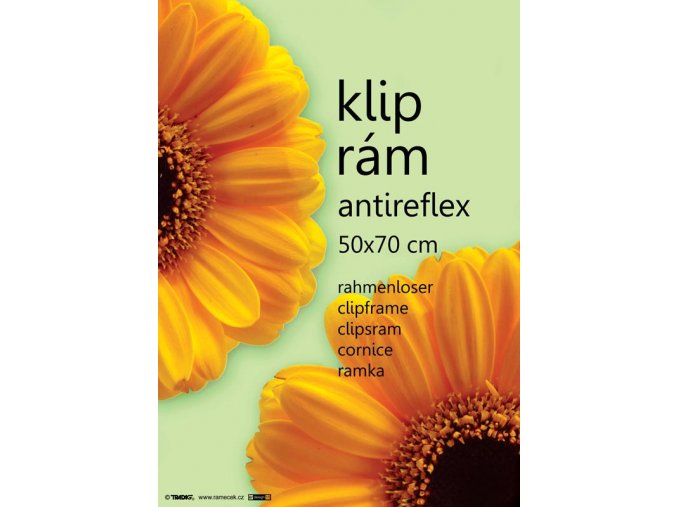 Klip antireflex 50x70