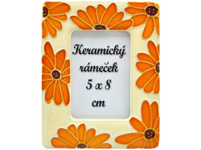 Keramický rámik Gerbera