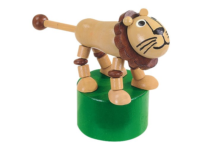 Mačkací figurka lev