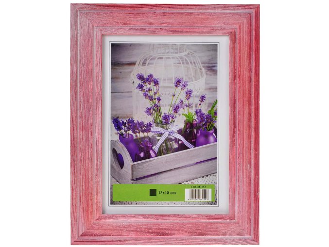 Rámik Retro 13x18 červený