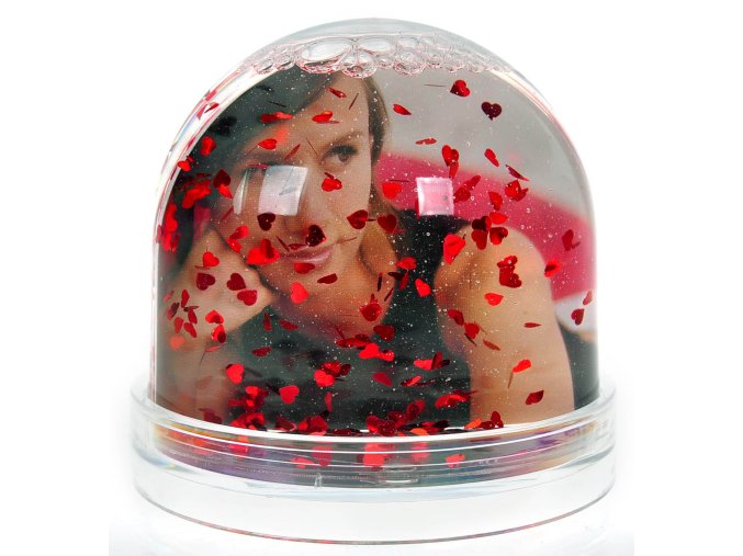 Rámček sněžítko srdiečko