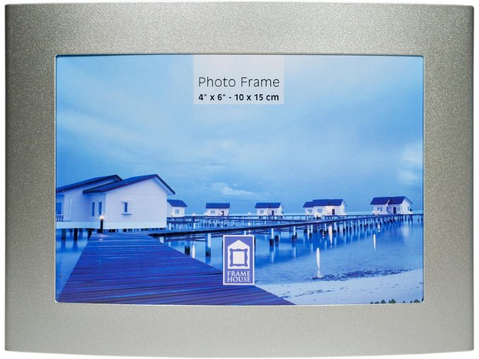 Aqua rámik strieborný 13x18