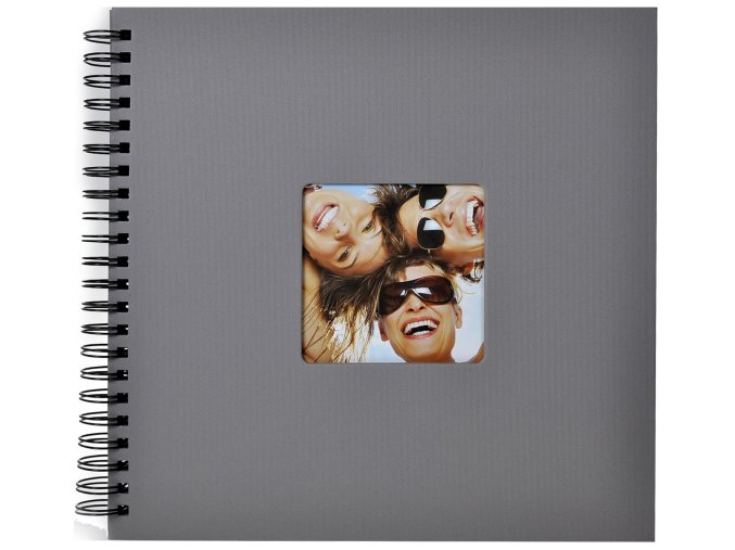 Walther album spirála sivé