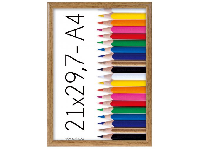 Rámik Latina prírodný 21x29,7 - A4