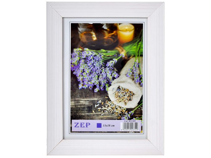 Rámik vrúbok 13x18 biely