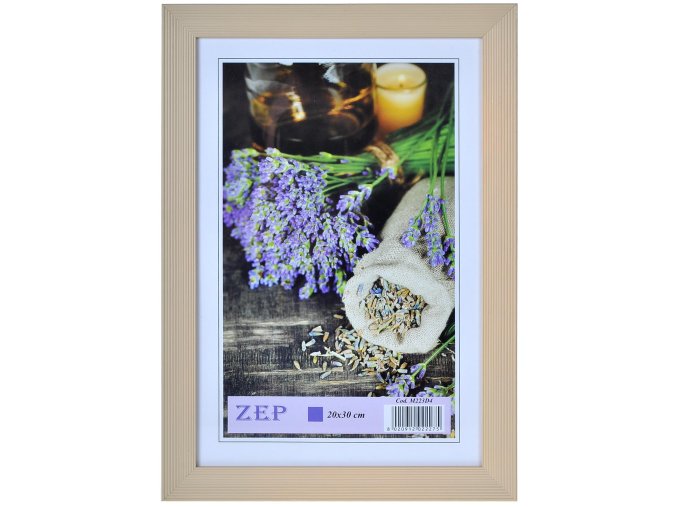 Rámik vrúbok 20x30 natur