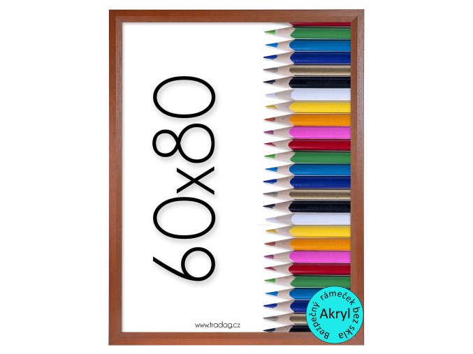 Rámik Nabucco hnedý 60x80